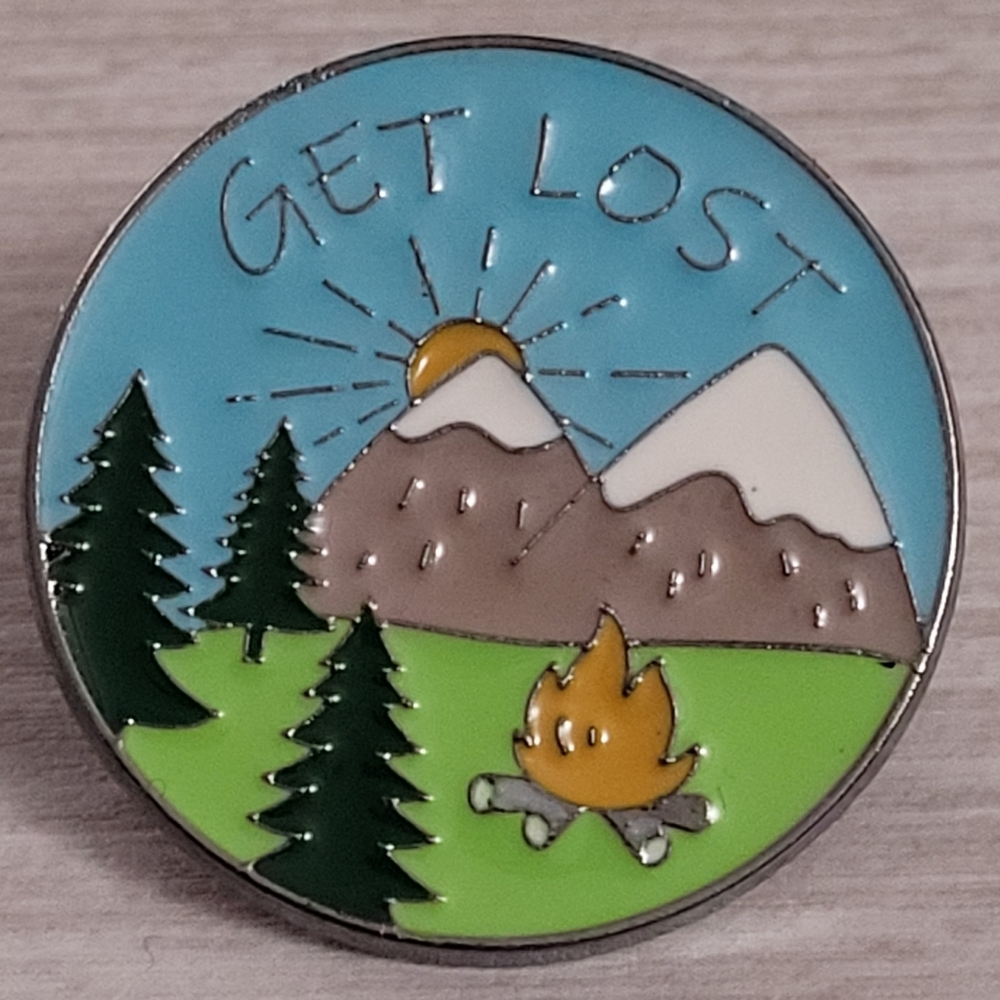 Get Lost Scenic Enamel Pin